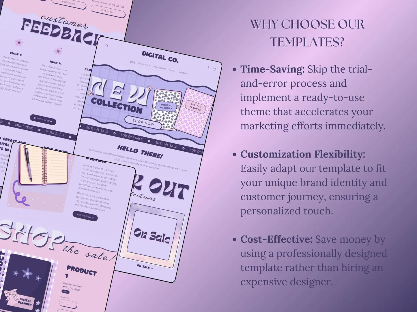 Shopify Theme for Selling Digital Products